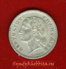 5 франков 1947 года Франция